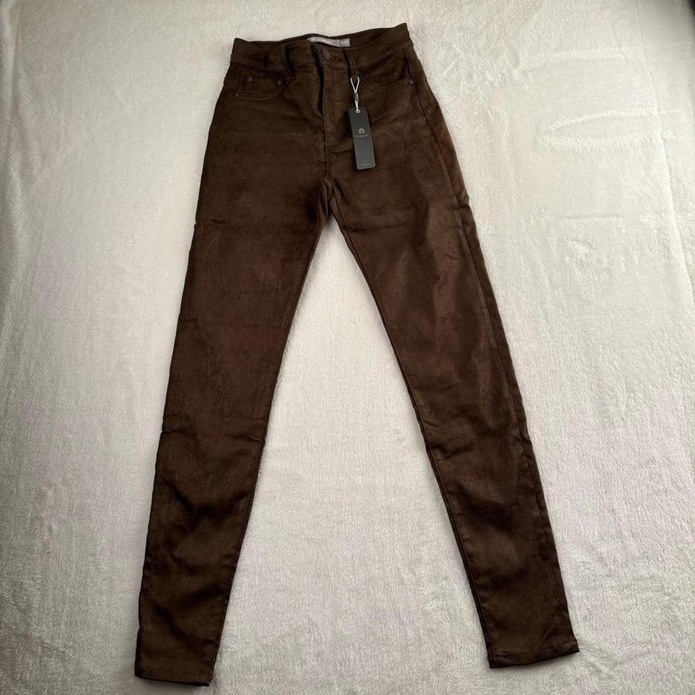 Tractr Chocolate‎ High-Rise Jeans